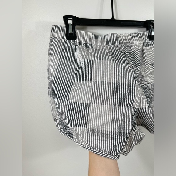 Shorts Pull-On Shorts Women's in Striped Check Cotton Summer Madewell - Picture 10 of 16